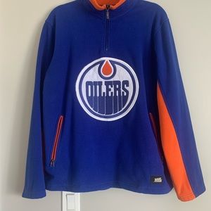 Authentic NHL Edmonton Oilers Fleece Pullover Sweater